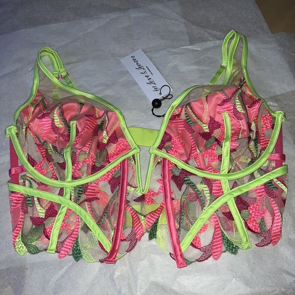(38C) For Love And Lemons Petunia Embroidery Bustier - Picture 8 of 15